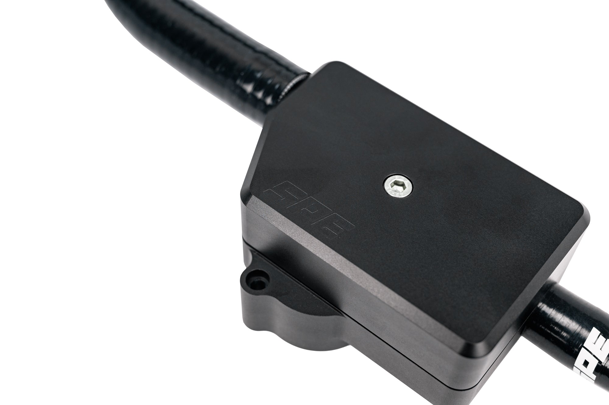 SPE Motorsport 2011+ 6.7L Powerstroke Recirculating CCV Kit Front View