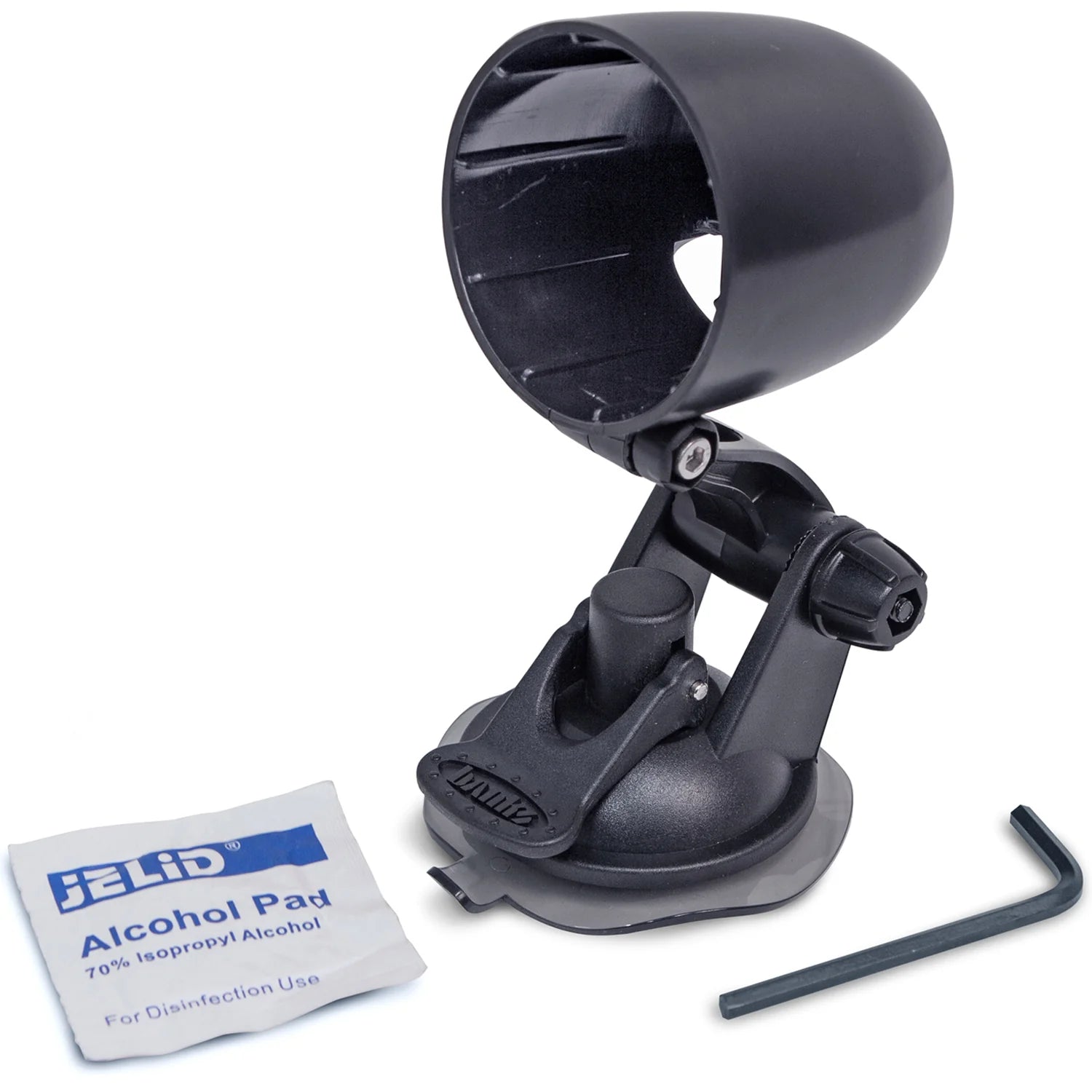 Gauge Pod Suction Mounts Single or Dual 52mm Sticky Base Suction Mounts Front View