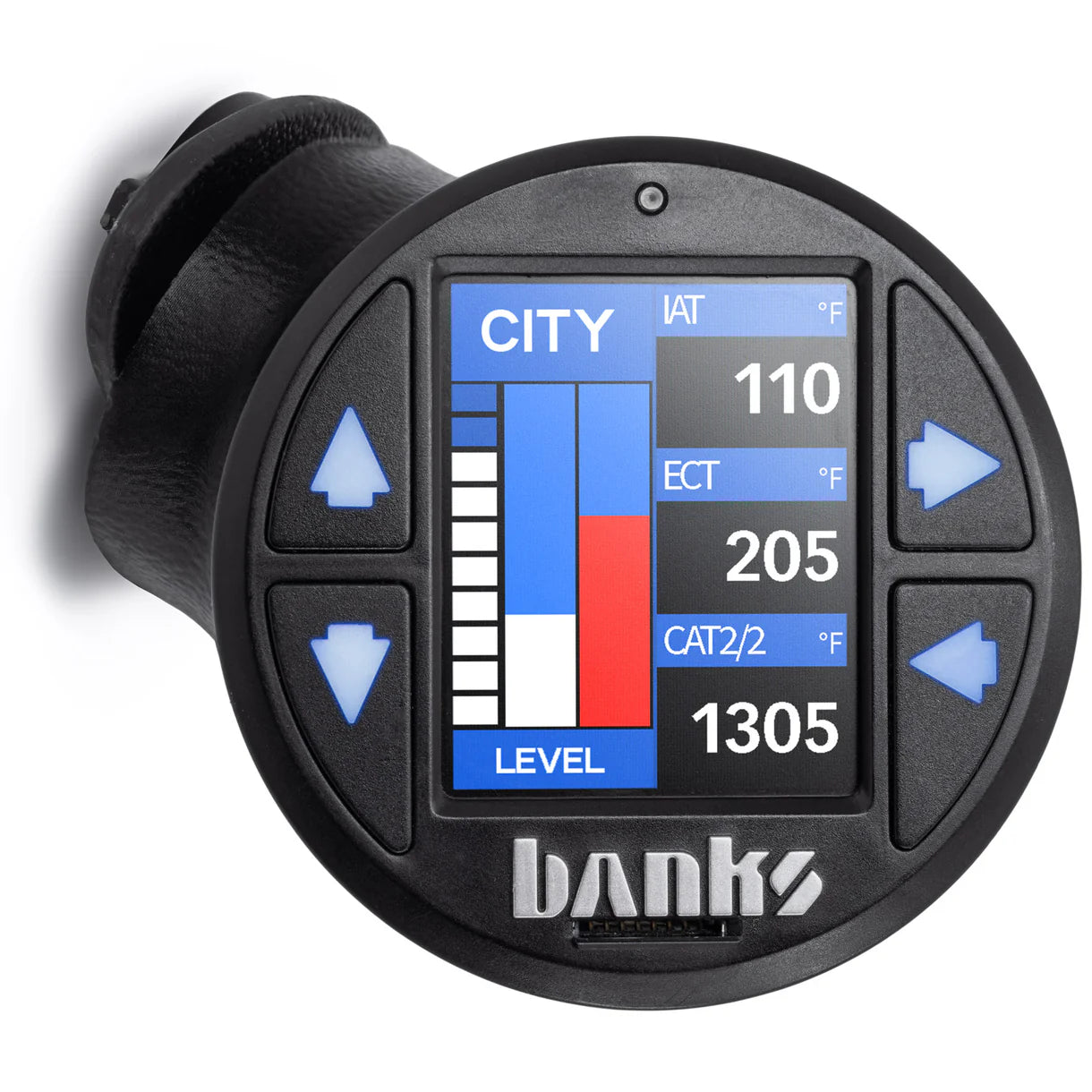 2014-2021 Toyota Tundra without grab handle iDash Stealth Pod Mount Front View