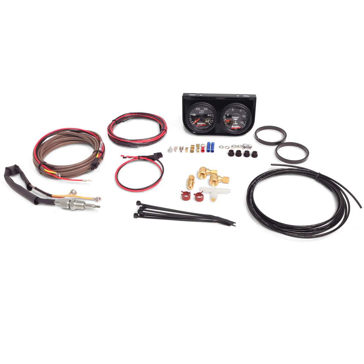 DynaFact Gauge Assembly Mechanical Boost and Pyrometer, includes Thermocouple Front View