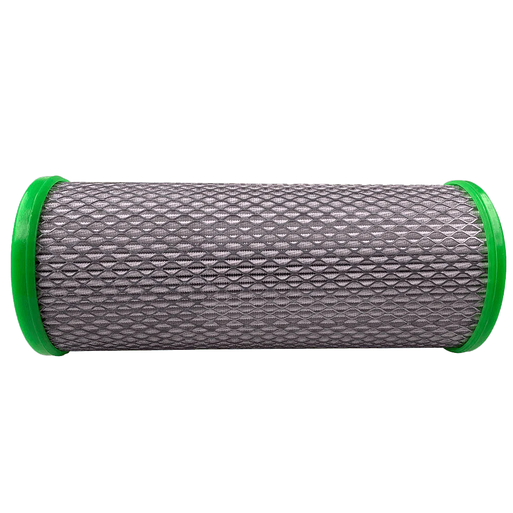 Replacement Air Filter Side View With Green Ends
