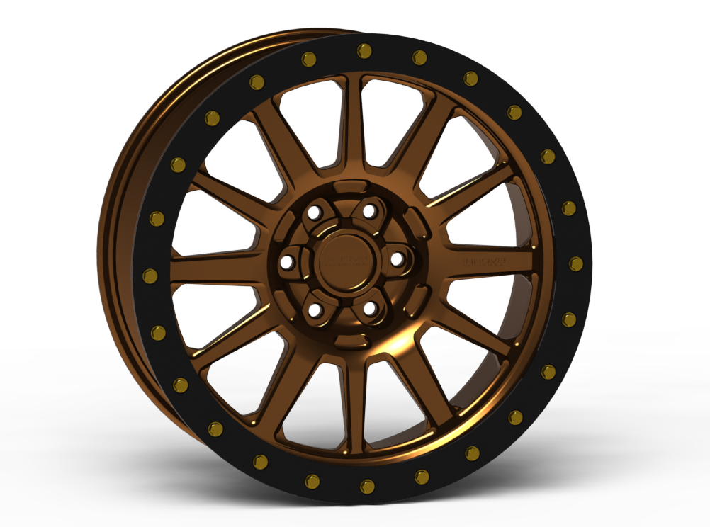  Simulated Beadlock Wheel 20x9.0" 5 & 6 Lug - Standard Ring