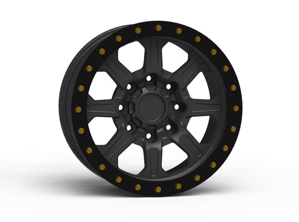 G500 Simulated Beadlock Wheel 18x9.0" 8 Lug - Standard Ring