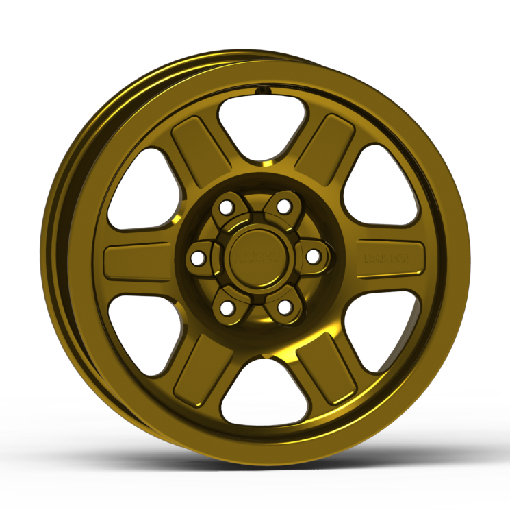 G400 Smooth Lip Wheel 17x8.5" 5 & 6 Lug Front View