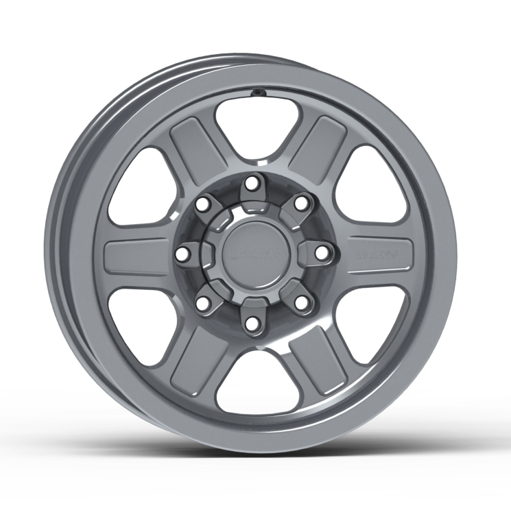 G400 Smooth Lip Wheel 18x9.0" 8 Lug Front View