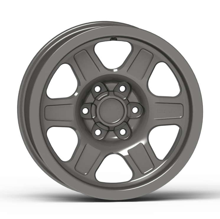 G400 Smooth Lip Wheel 17x8.5" 5 & 6 Lug Front View