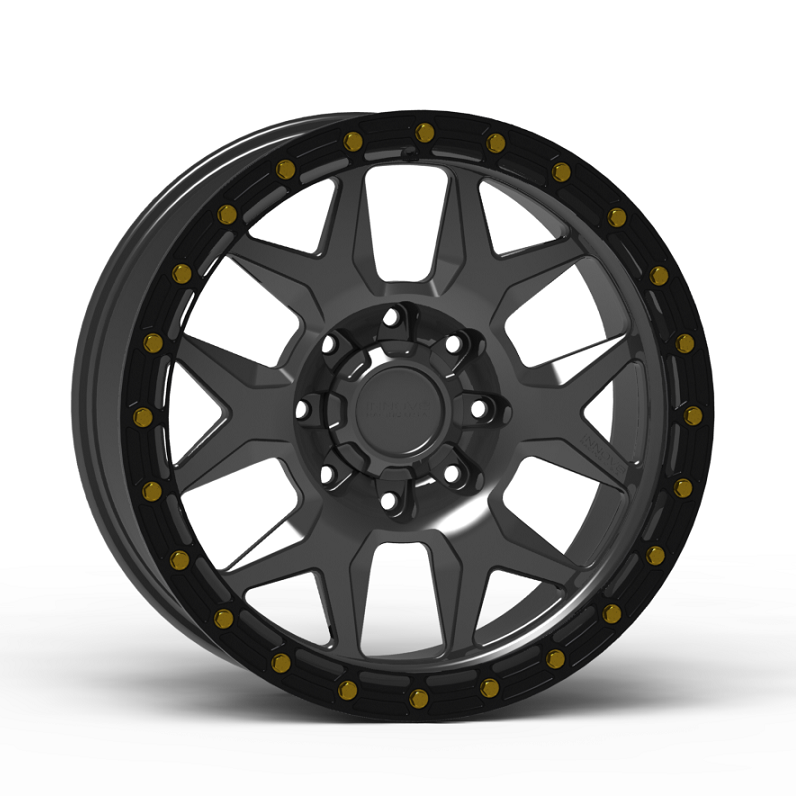 G700 Simulated Beadlock Wheel 20x9.0" 8 Lug - TechLite Ring