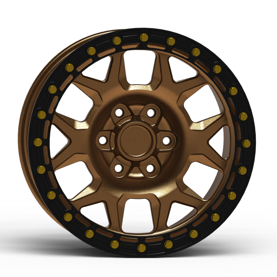 G700 Simulated Beadlock Wheel 18x9.0" 5 & 6 Lug - TechLite Ring