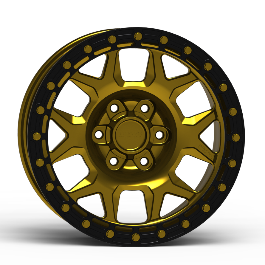 G700 Simulated Beadlock Wheel 17x8.5" 5 & 6 Lug - Standard Ring