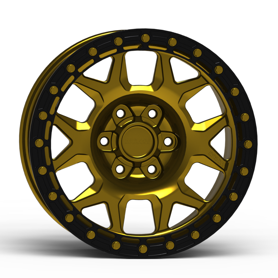 G700 Simulated Beadlock Wheel 17x8.5" 5 & 6 Lug - TechLite Ring