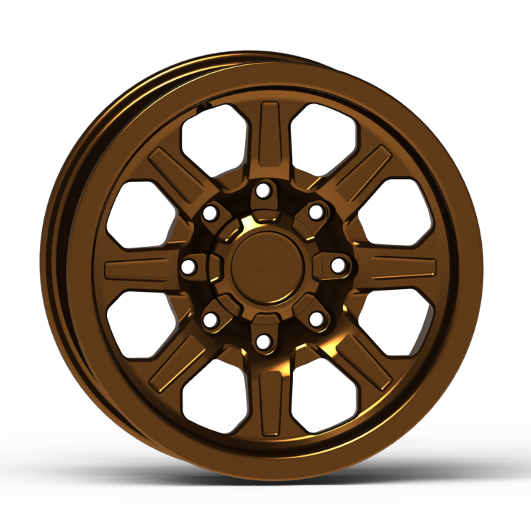 G500 Smooth Lip Wheel 17x8.5" 8 Lug Front View