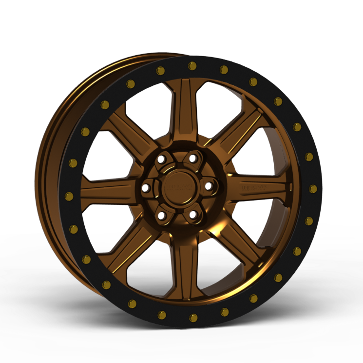 G500 Simulated Beadlock Wheel 20x9.0" 5 & 6 Lug - Standard Ring Front View