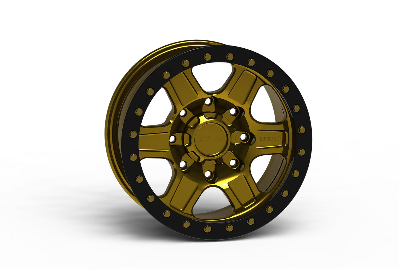 G400 Simulated Beadlock Wheel 17x8.5" 8 Lug - Standard Ring