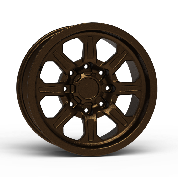 G500 Smooth Lip Wheel 18x9.0" 8 Lug Front View