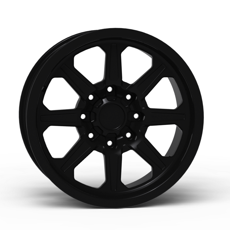 G500 Smooth Lip Wheel 20x9.0" 8 Lug Front View