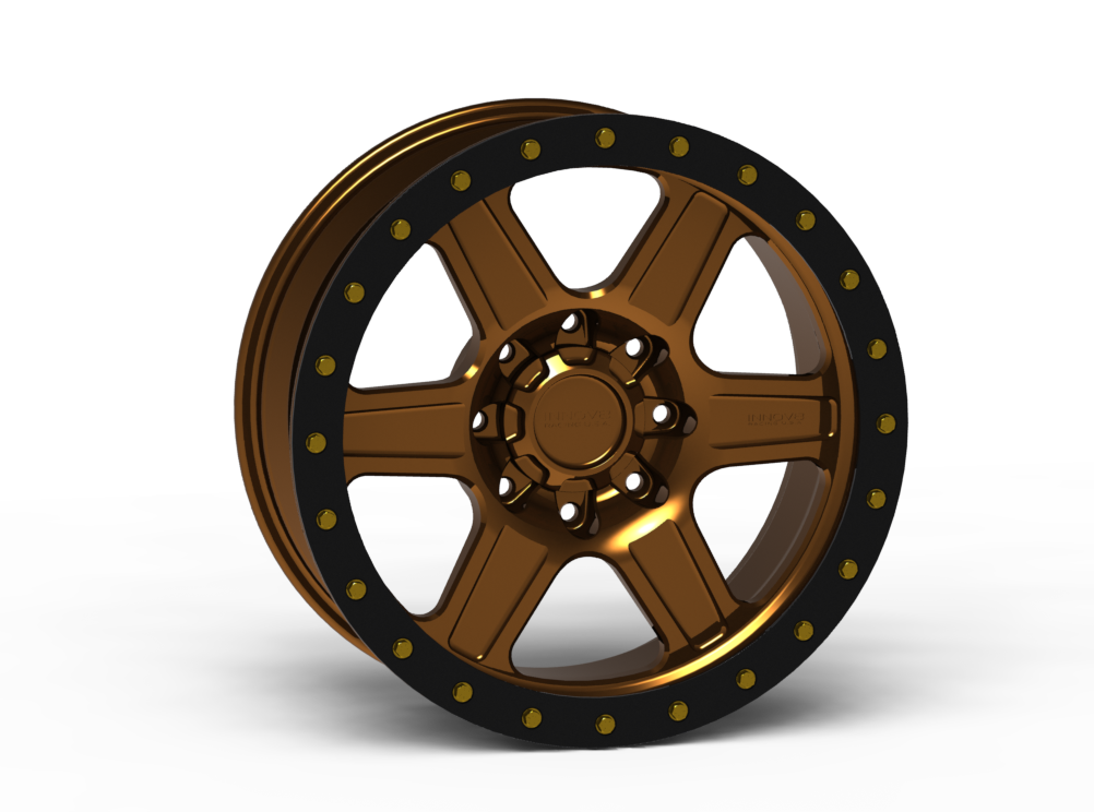 G400 Simulated Beadlock Wheel 20x9.0" 8 Lug - TechLite Ring