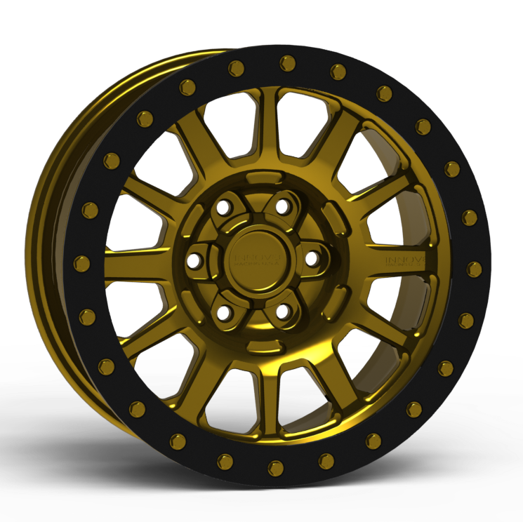 G600 Simulated Beadlock Wheel 18x9.0" 5 & 6 Lug - Standard Ring Front View