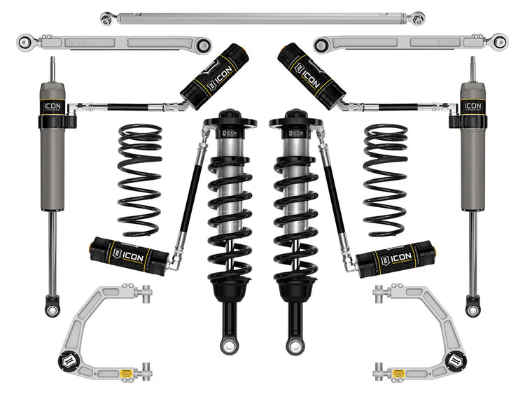 ICON 2025-2026 Toyota 4Runner 2WD, 1.25-3" Lift, Stage 7 Suspension System, Billet