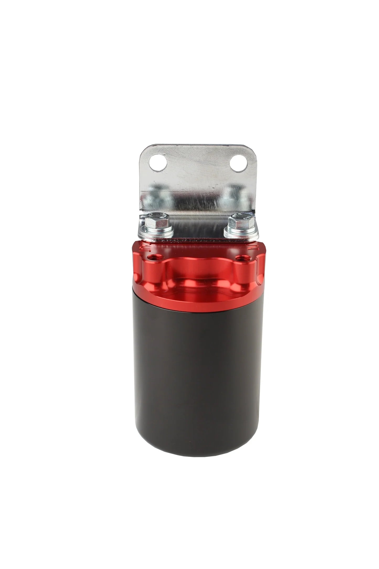 100 Micron Red/Black Canister Fuel Filter with Stainless Mesh Element