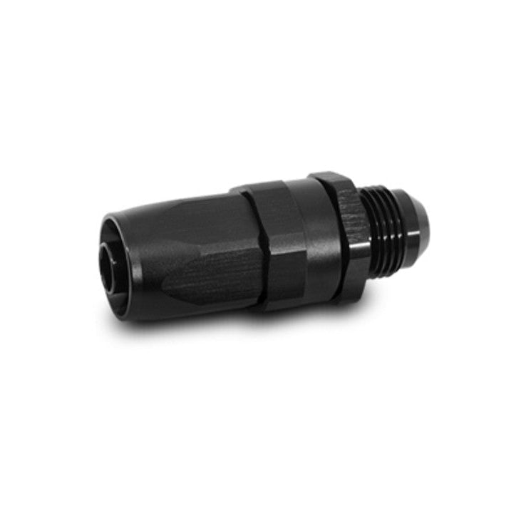Straight Hose End Fittings, Male AN Flare Front View