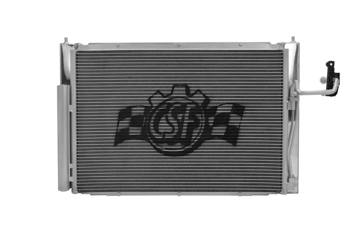 09-20 Nissan 370Z / 08-13 Infiniti G37 (MT) Triple-Pass Radiator + AC Condenser Front View
