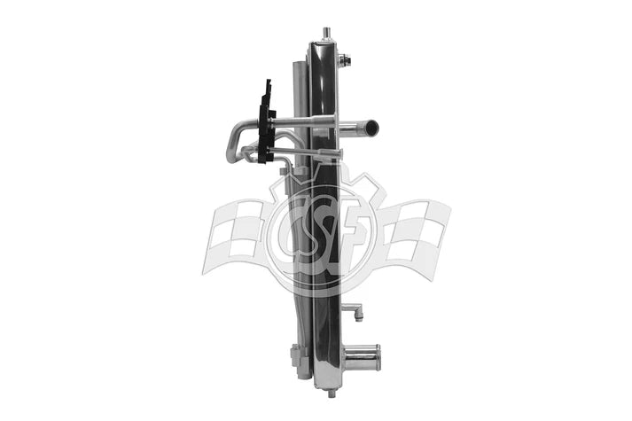 09-20 Nissan 370Z / 08-13 Infiniti G37 (MT) Triple-Pass Radiator + AC Condenser Side View