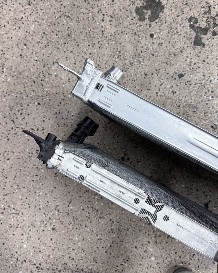 BMW F-Chassis Gen 1 B58 High-Performance All-Aluminum Radiator Front View