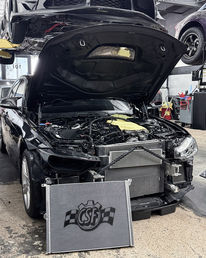 BMW F-Chassis Gen 1 B58 High-Performance All-Aluminum Radiator Front View