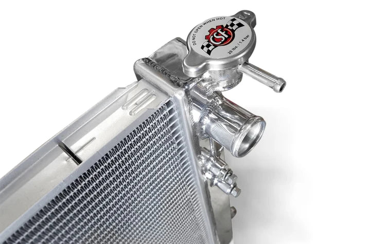 05+ Toyota Tacoma (3.5L / 4.0L / 2.7L) High-Performance All-Aluminum Radiator Front View