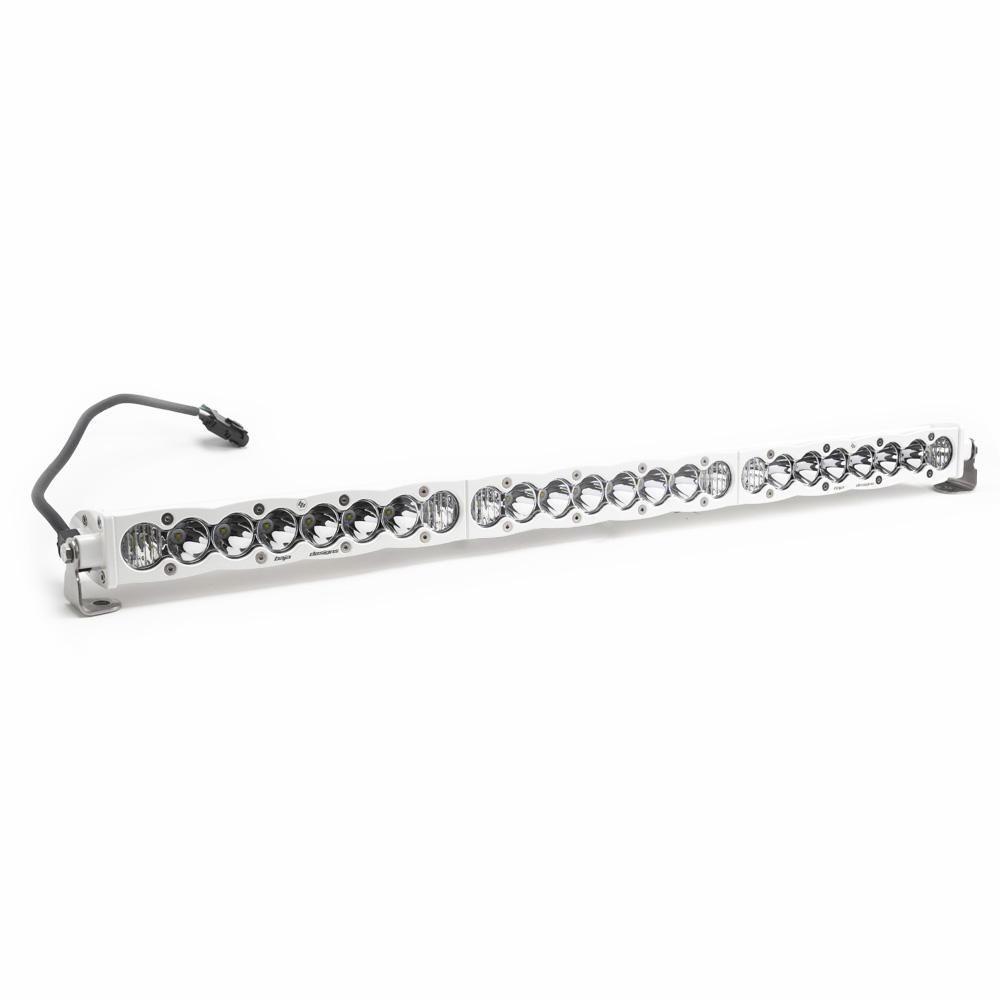 S8 White, Clear - Driving/Combo LED Light Bar