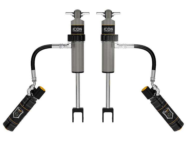 ICON 2020-2026 Chevrolet Silverado/GMC Sierra 2500/3500 HD, 0-3.5” Lift, Front, V.S. 2.5 Aluminum Series Shock Absorbers, Remote Reservoir w/ CDEV, Pair