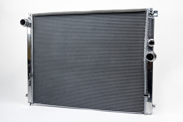 A9X Supra & BMW G-Series High-Performance All-Aluminum Radiator Front View