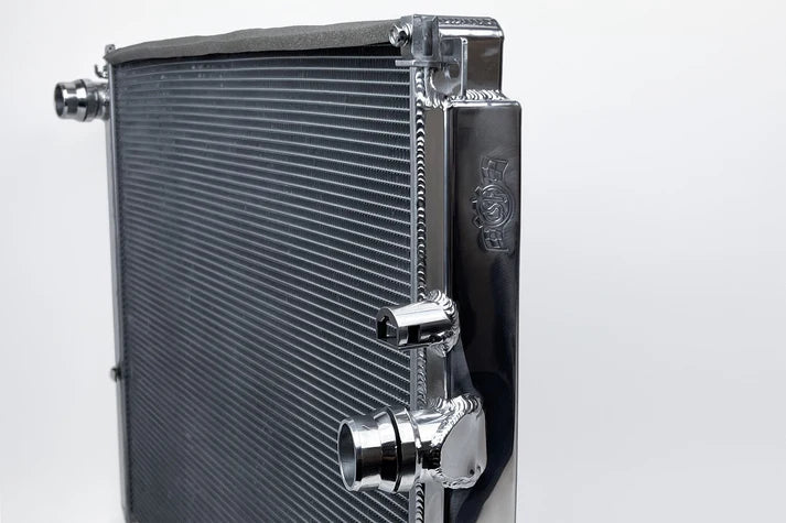 A9X Supra & BMW G-Series High-Performance All-Aluminum Radiator Front View