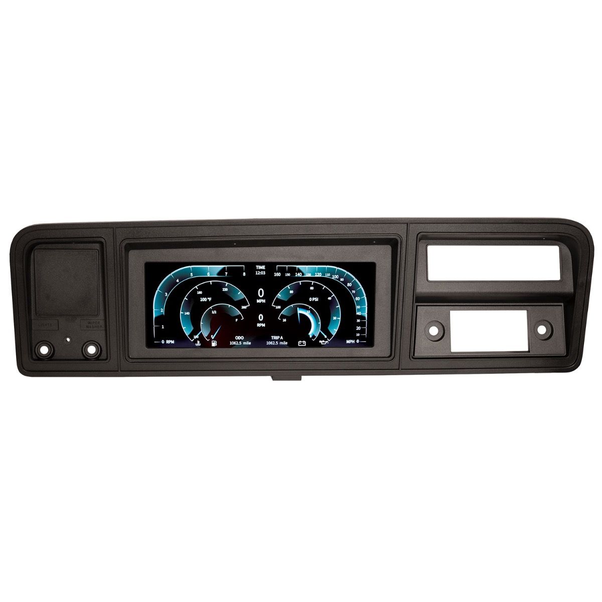 Invision LCD Direct-Fit Digital Dash Kit Close-up Display