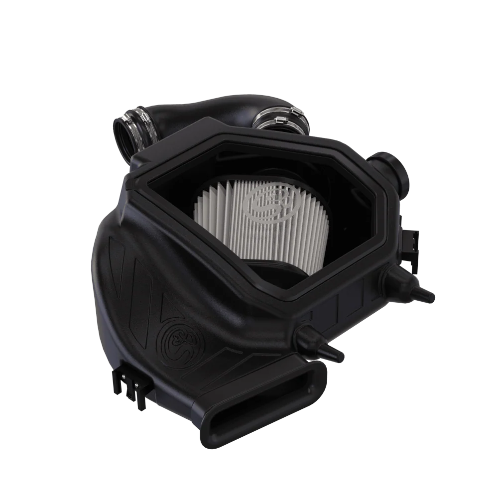 Cold Air Intake For 2023-2025 Mercedes Sprinter 2.0L, Diesel Front View White