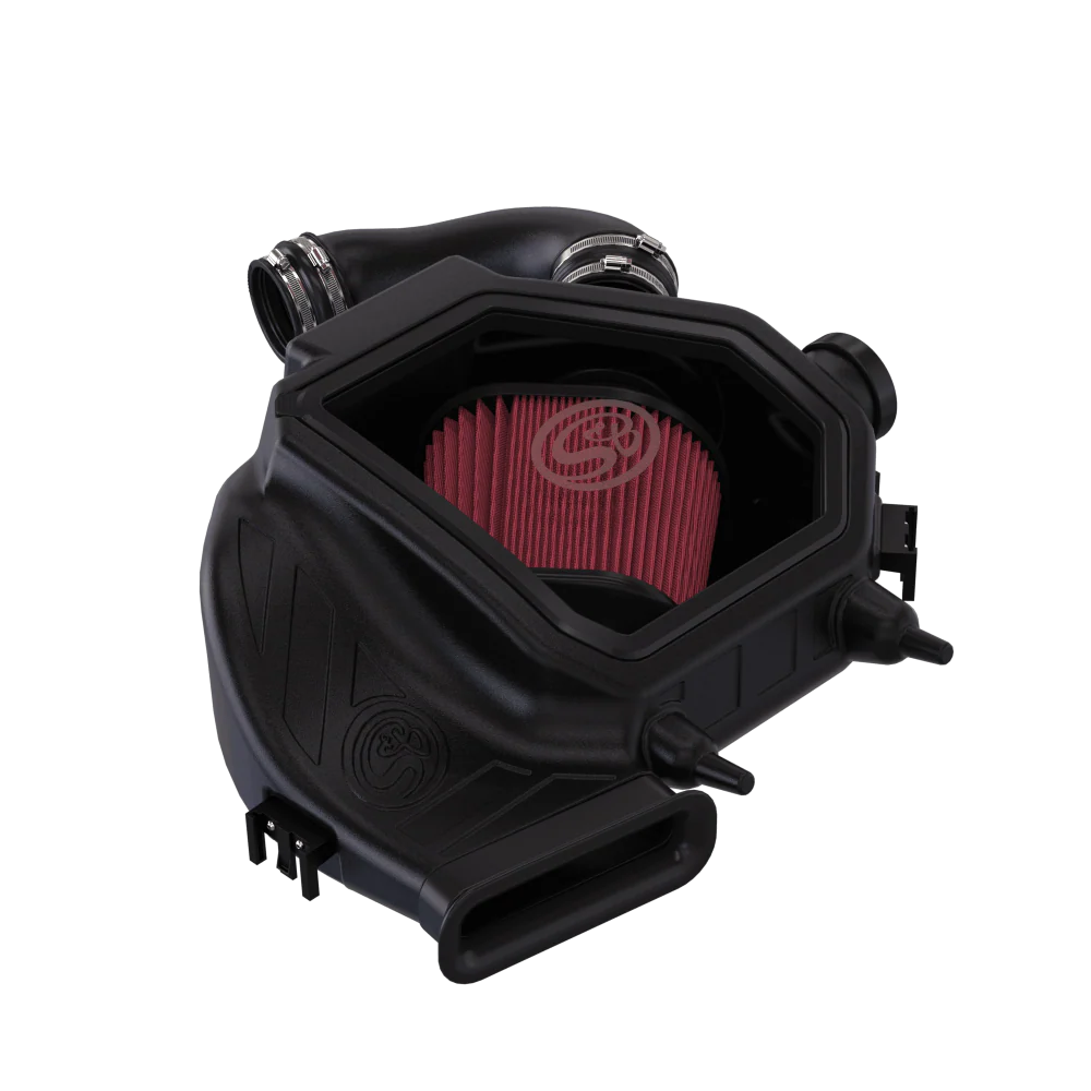Cold Air Intake For 2023-2025 Mercedes Sprinter 2.0L, Diesel Front View Red
