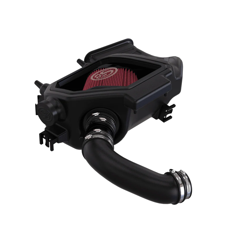 Cold Air Intake For 2023-2025 Mercedes Sprinter 2.0L, Diesel Front View Red