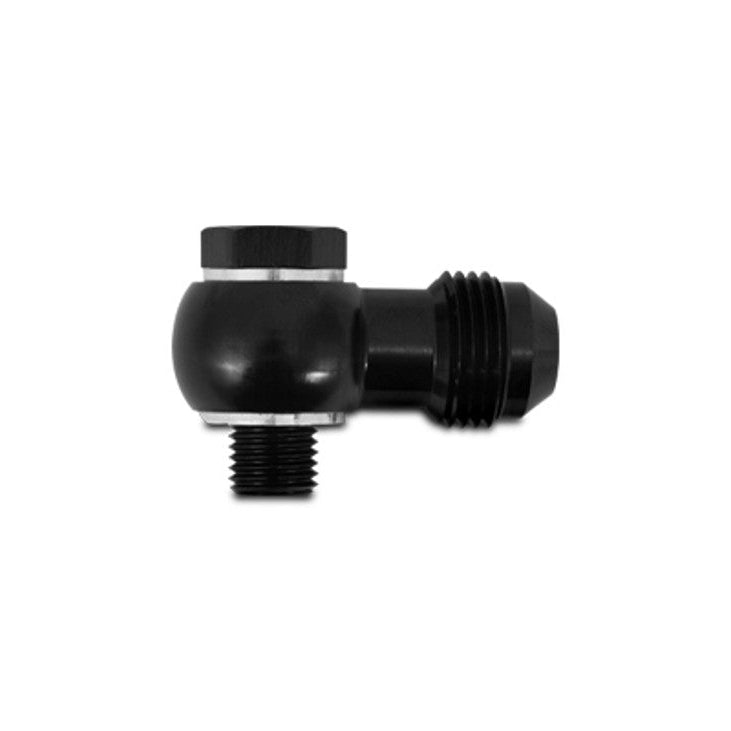 Single Banjo Adapter Assembly, Male AN Flare with Metric Bolt Front View