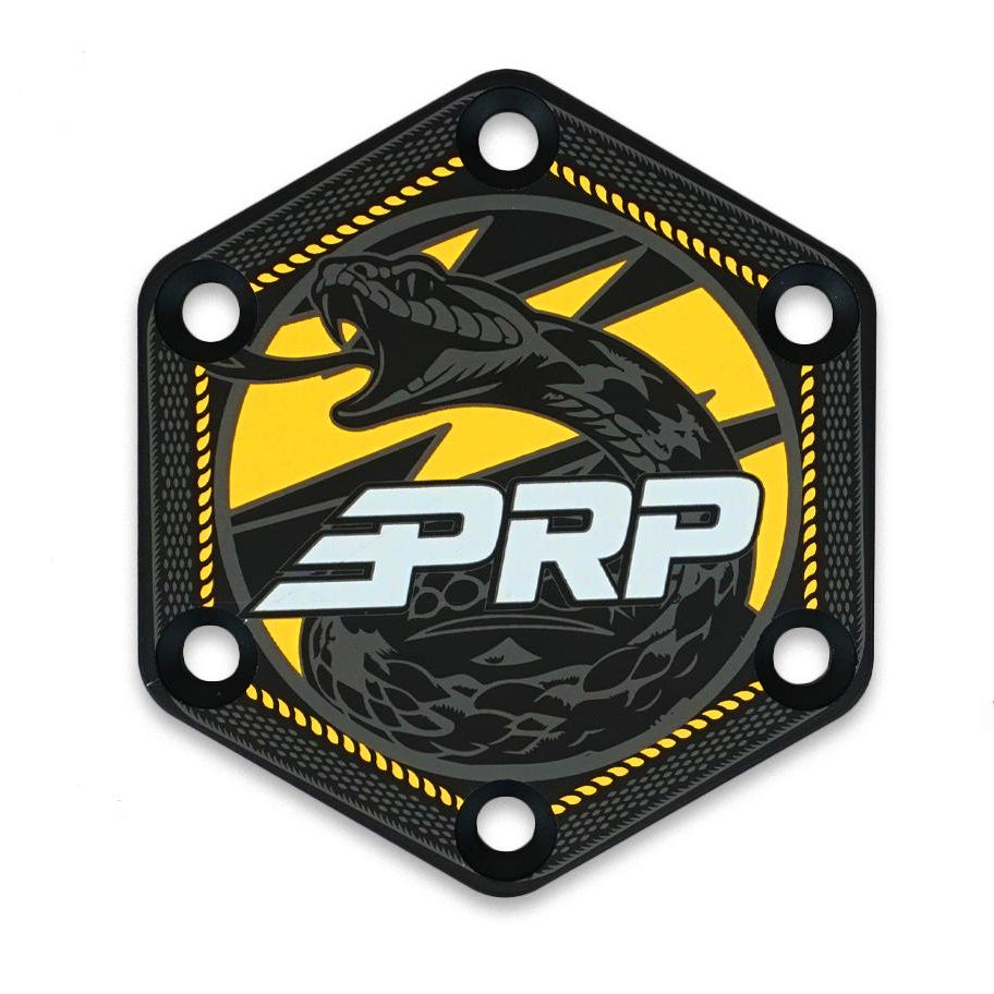 PRP Steering Wheel Center Cap (Snake & PRP) Front View