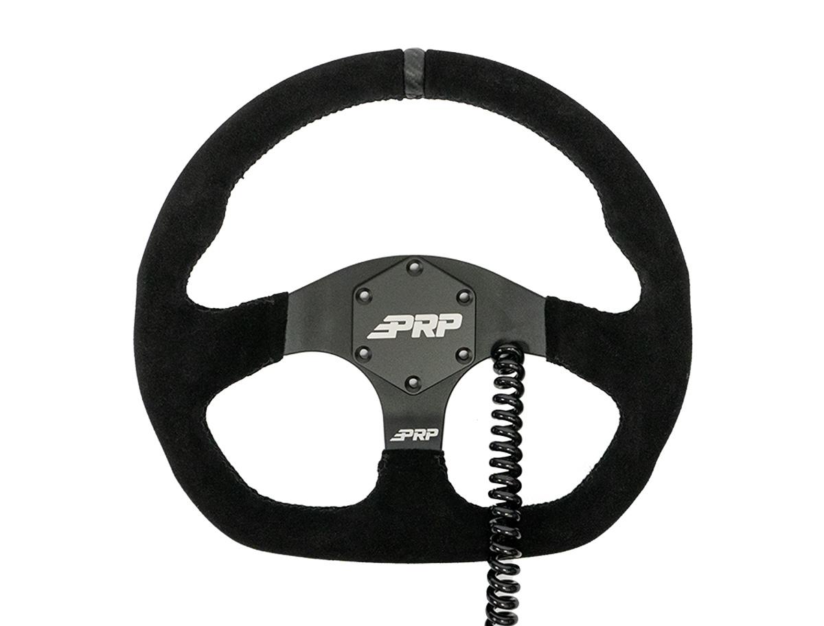 PRP Heated Comp-R Suede Steering Wheel, Black