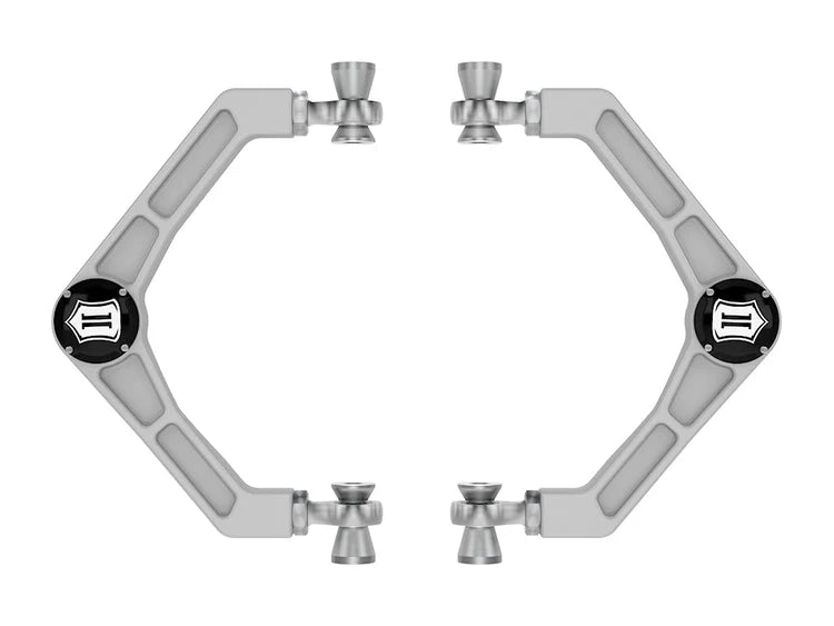 ICON 2020-2026 Chevrolet Silverado/GMC Sierra 2500/3500 HD, Front Upper, Billet Control Arm Kit, w/ Delta Joint Pro HD