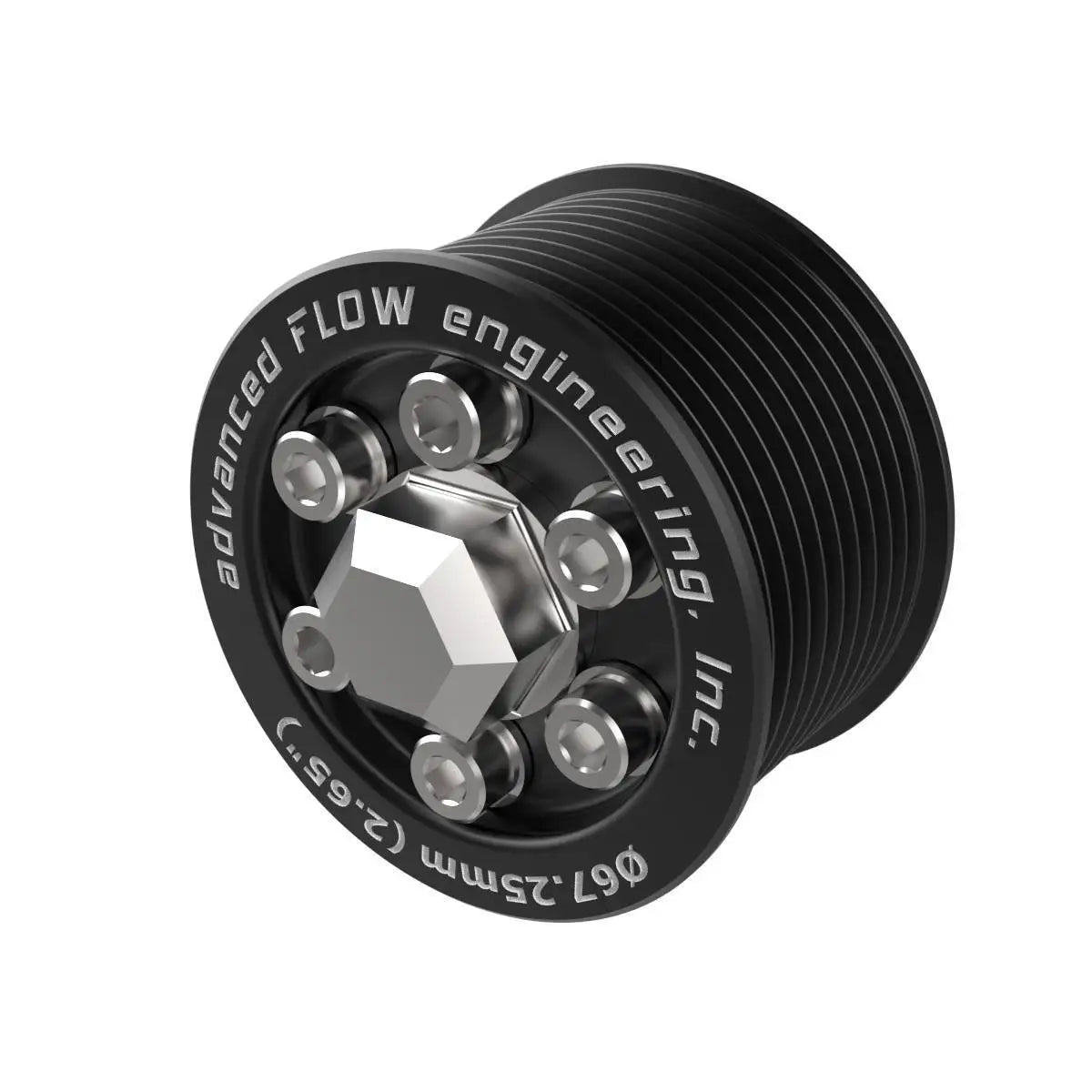 2021-2024 Ram TRX AFE Power Supercharger Power Puller Pulley Kit | 2.65" Front View