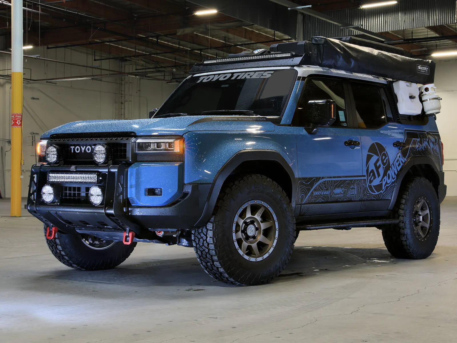aFe POWER Terra Guard Bull Bar For LC250