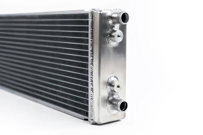 Dual-Pass Cross Flow Heat Exchanger with 3/4" slip-on connections Front View