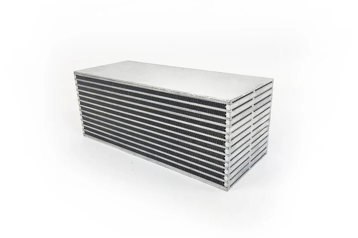 Air-to-Water Bar & Plate Intercooler Core 12L x 5H x 5W Front View