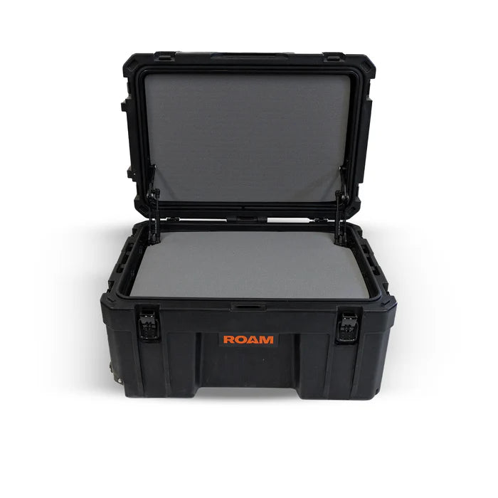 80L Rugged Case Foam Insert Front View grey