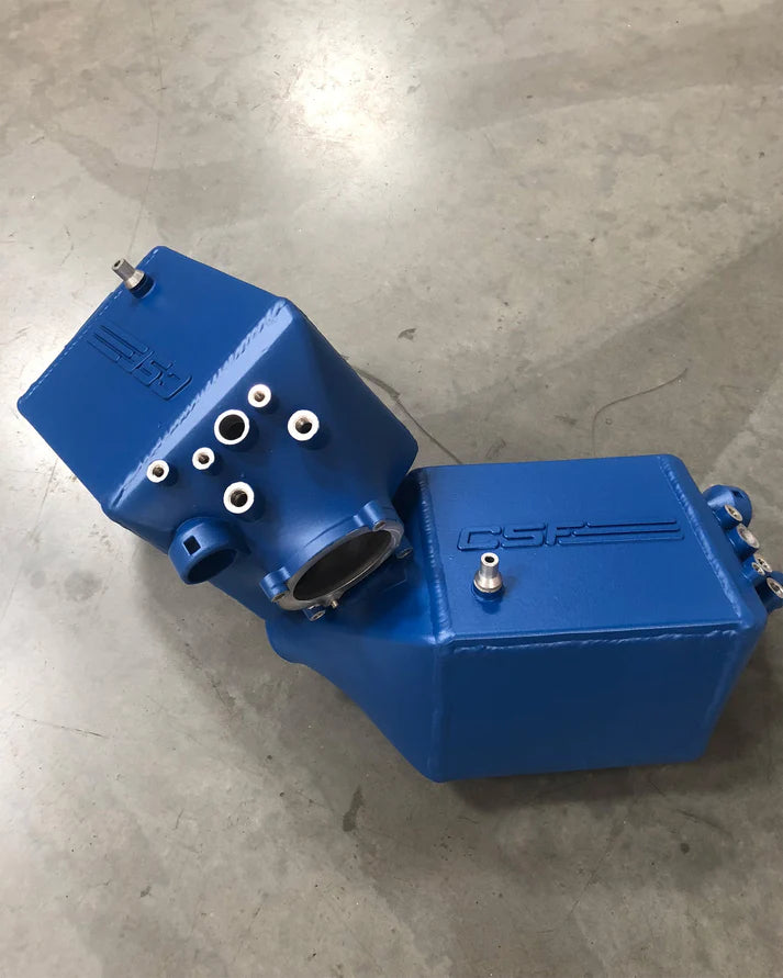 BMW F1X M5 & M6 Twin Charge-Air-Cooler Set Front View Blue