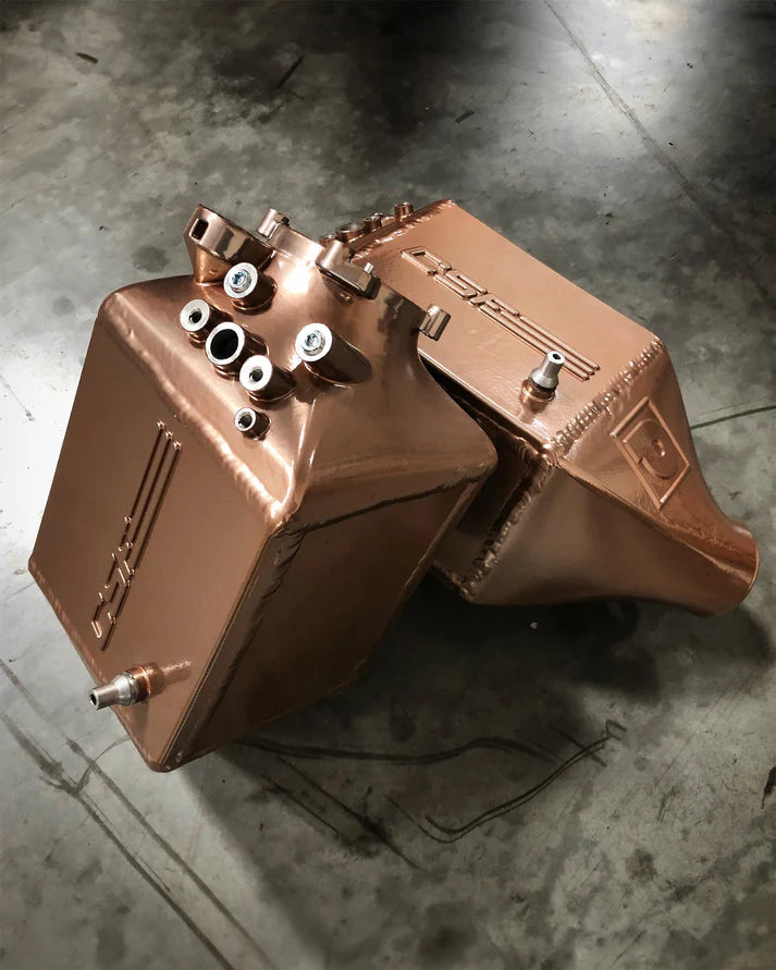 BMW F1X M5 & M6 Twin Charge-Air-Cooler Set Front View Rose Gold