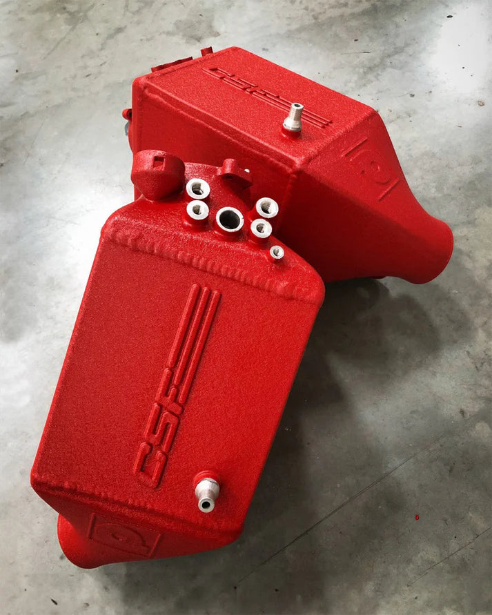 BMW F1X M5 & M6 Twin Charge-Air-Cooler Set Front View Red