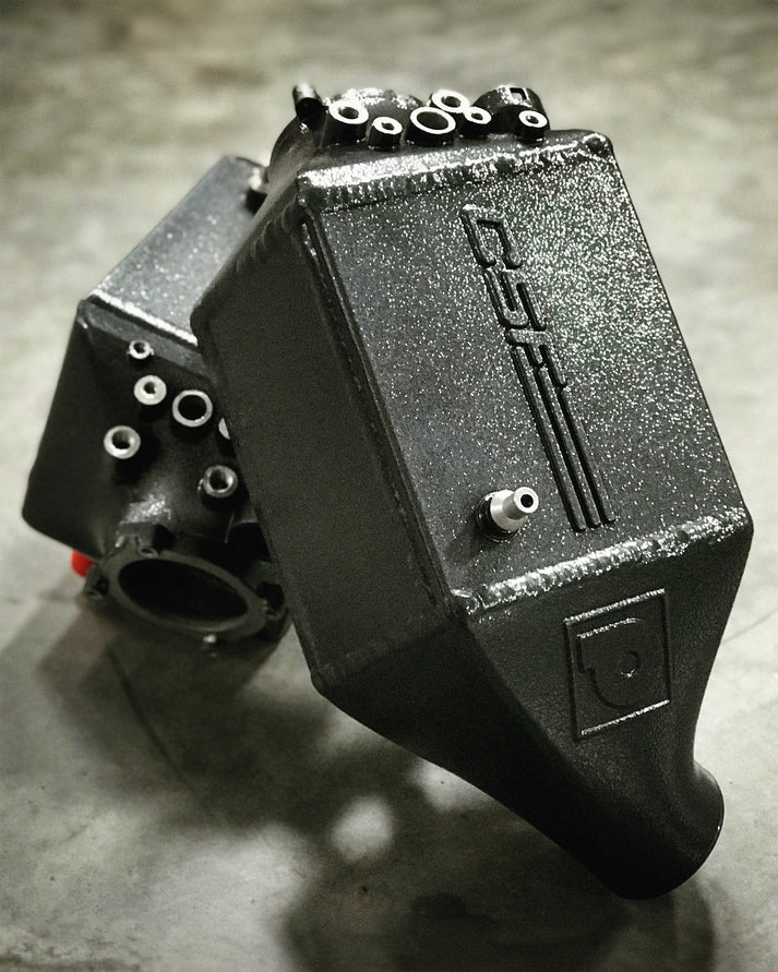 BMW F1X M5 & M6 Twin Charge-Air-Cooler Set Front View Grey